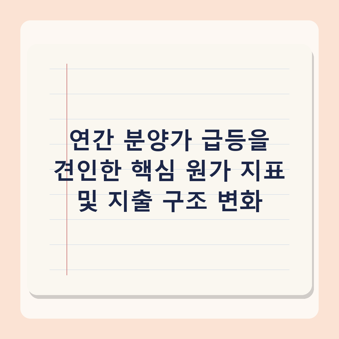 대구 아파트 분양가 1년새 54% 폭등, 2026년 기준 공사비 데이터로 분석한 결과