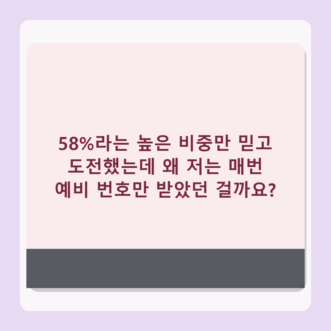 2026년 청약 당첨자 58%가 30대인 이유, 특공 전략 분석 결과