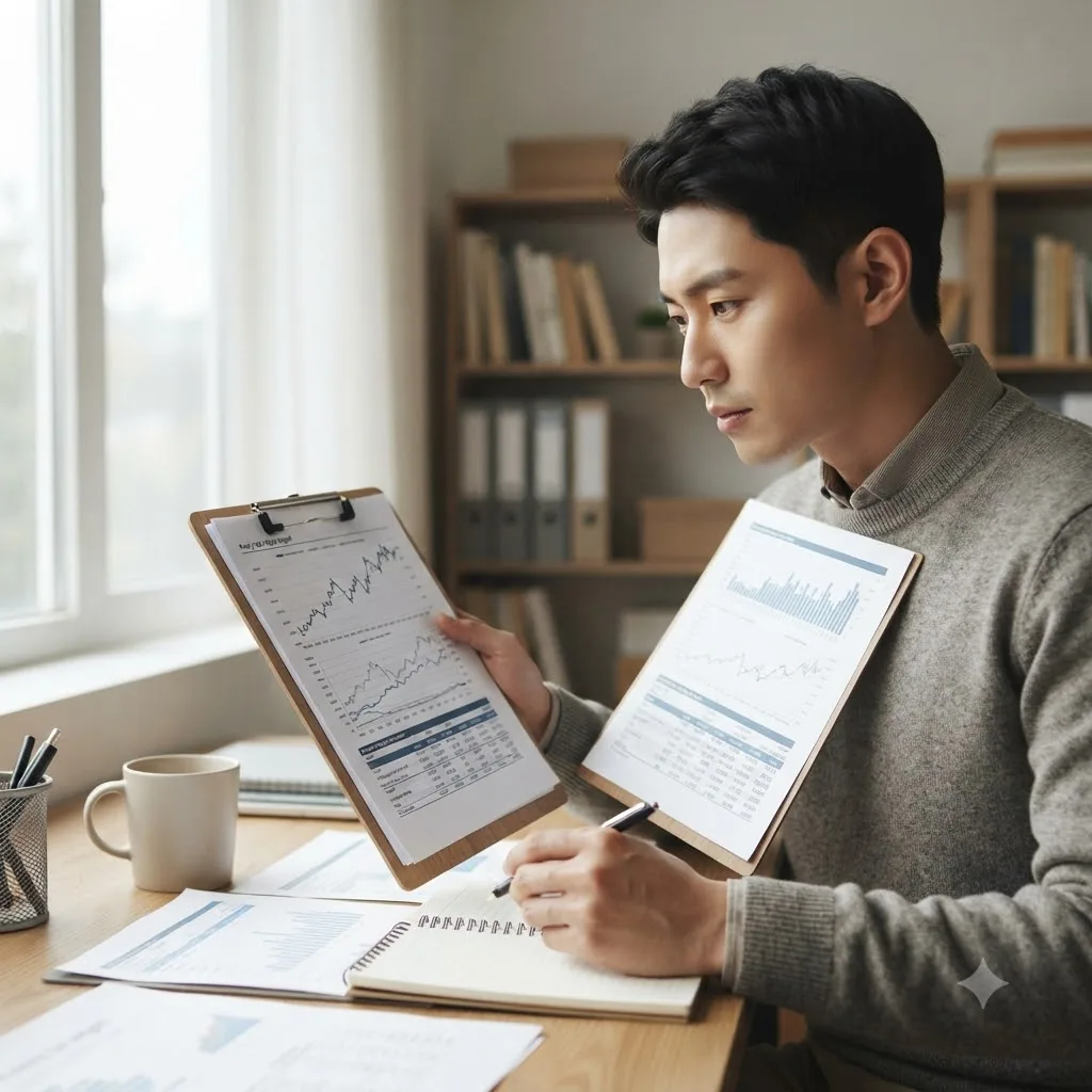 고가 주택 vs 중저가 주택 시장의 차별적 움직임 분석 (AI 생성)