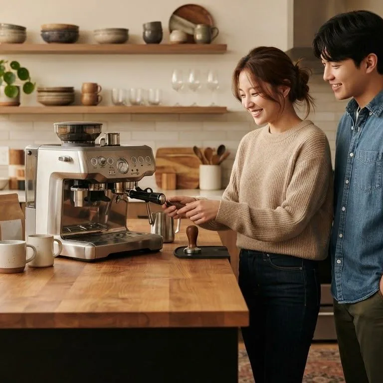 가정용 커피머신 거래액 증가 배경과 시장 현황 (AI 생성)