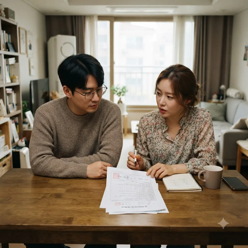 집주인 현재 거주 형태에 따른 한도 차감 기준 (AI 생성)