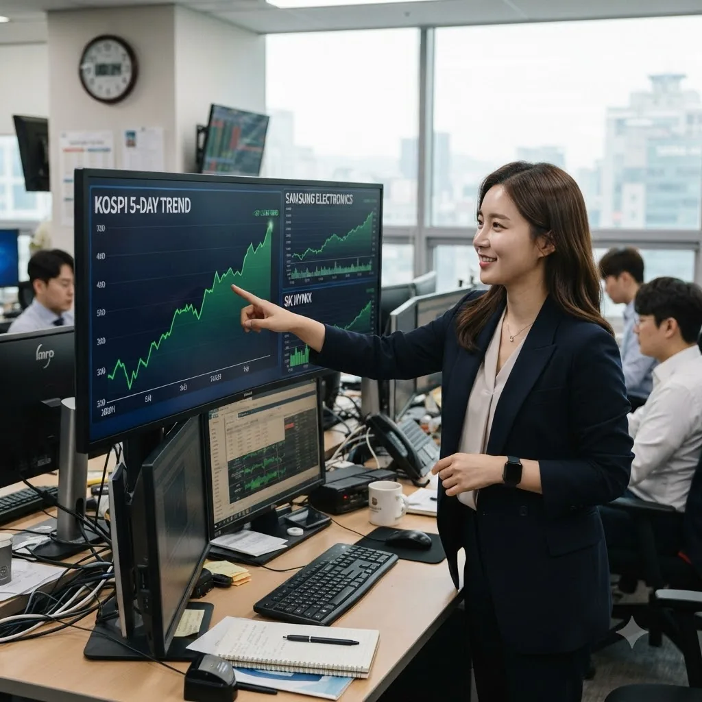 5일 연속 급등한 코스피 현황과 수급 배경 (AI 생성)