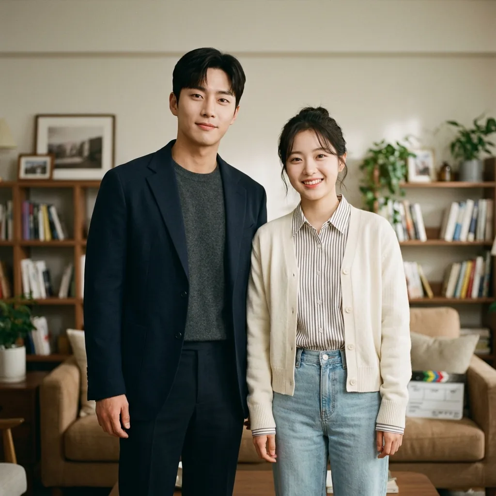 사랑이 온다 하석진과 안희연 등 주연 배우들의 연기 앙상블 (AI 생성)