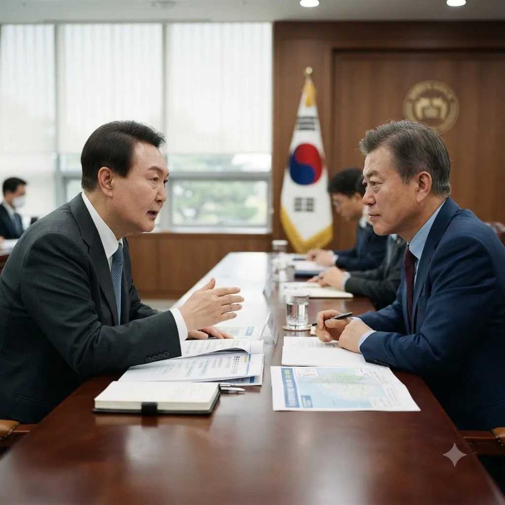 용산공원 주택 공급 구상과 20일 회동 배경 (AI 생성)
